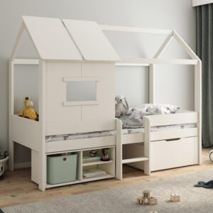 Skye Playhouse Midsleeper Bed Frame and Mattress