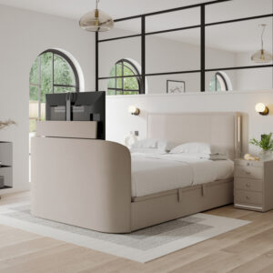 Linsbury Ottoman TV Bed Frame With Dolby 2.1 Sound System