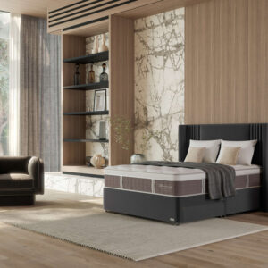 Sealy Exquisite Platinum Renaissance Divan Bed Set on Castors