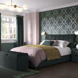 Bella Upholstered Ottoman Bed Frame